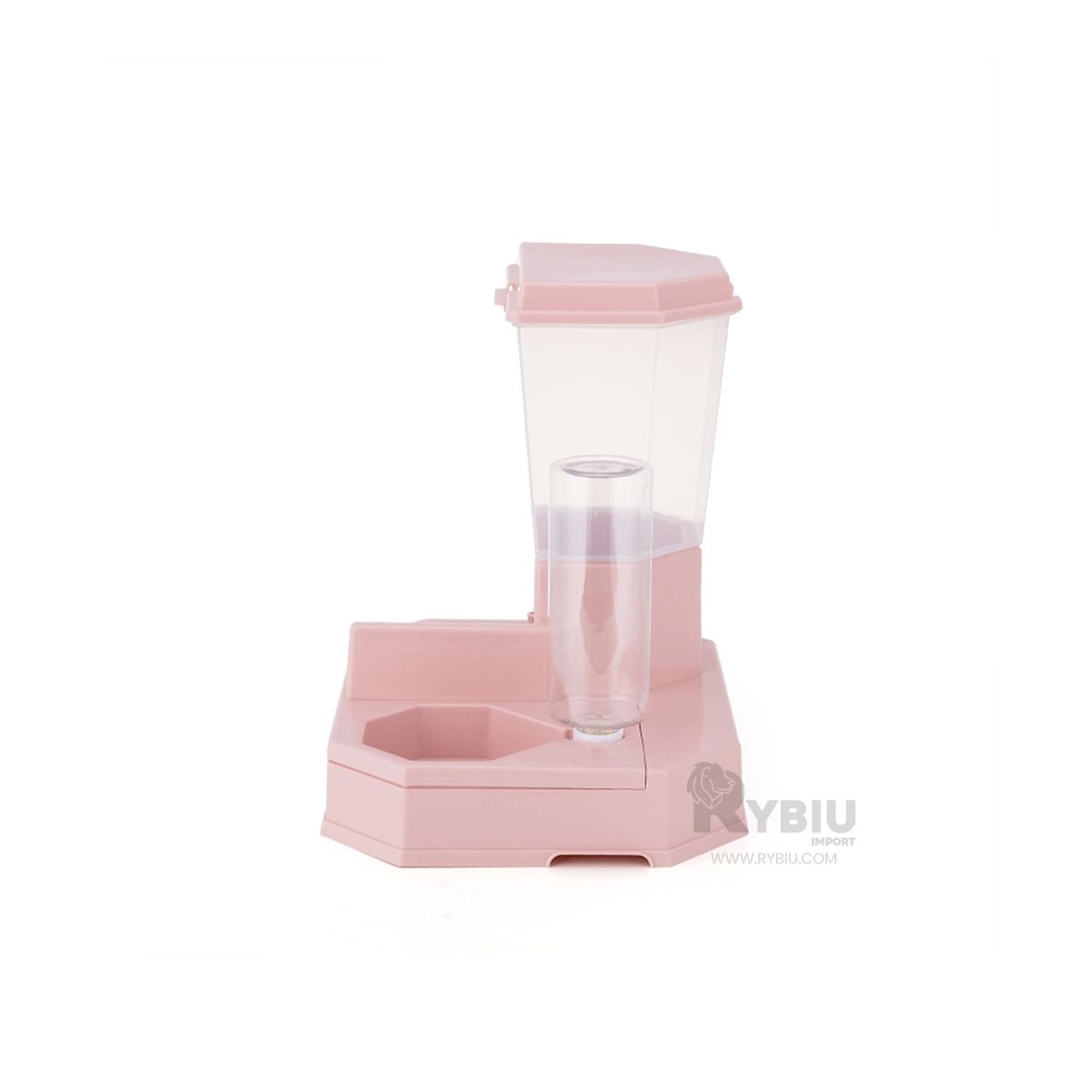 RYBIU IMPORT - Comedero Automatico de Perro y Gato en Rosado Y+MiniAgenda