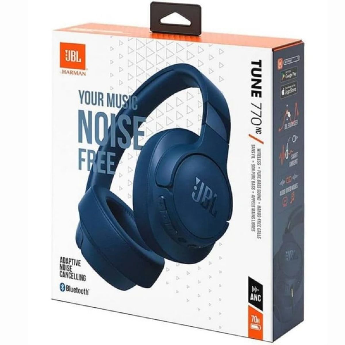JBL - Audifono Bluetooth JBL Tune 770 BT 70hrs - Azul