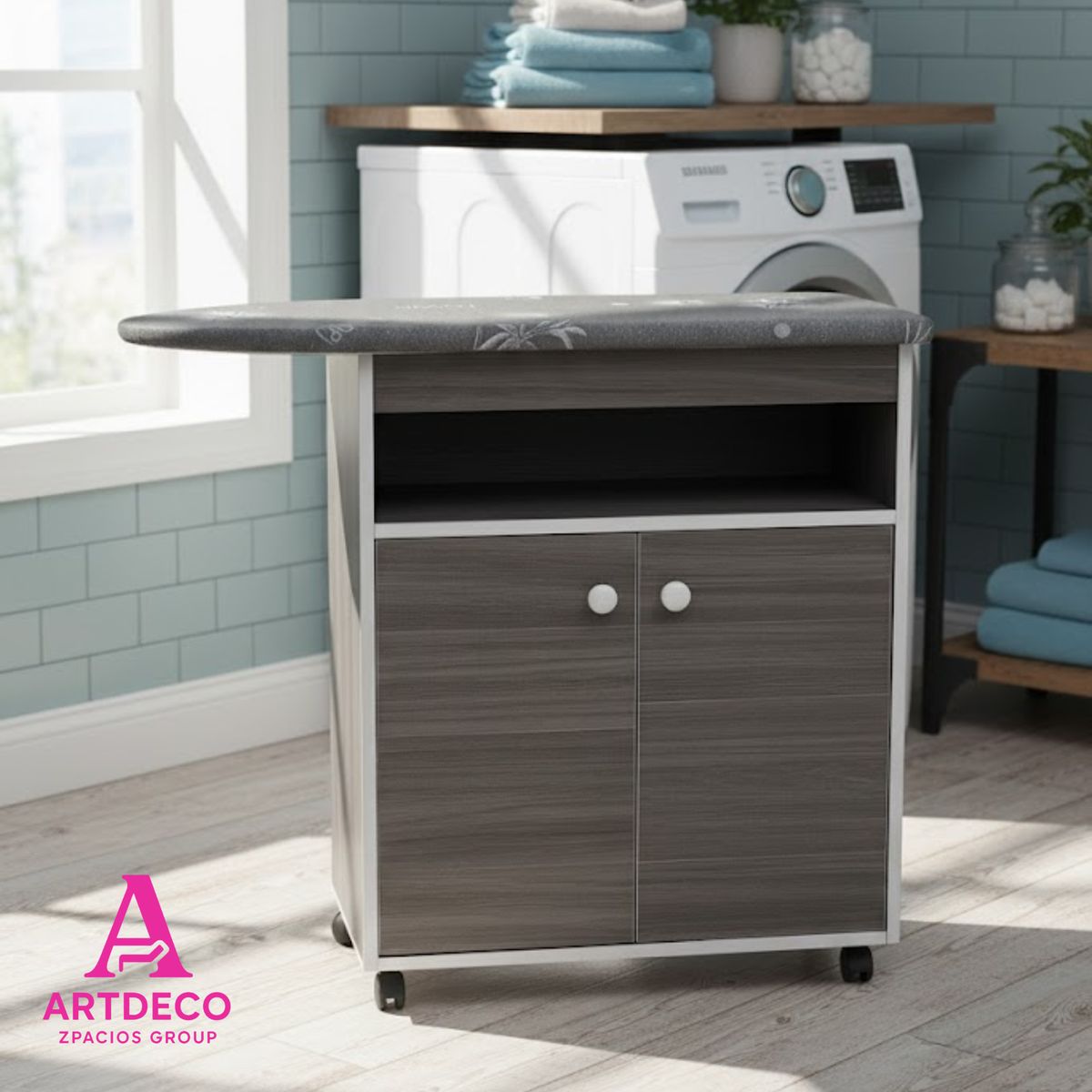 GENERICO - Planchador de ropa - color plomo