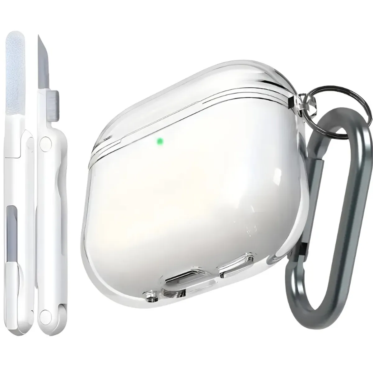 A BRAND - Case Estuche Funda Para Apple AirPods 4 Compatible Magsafe clear