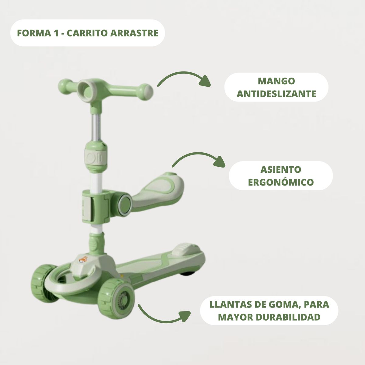GENERICO - Scooter Linterna de Juguete de para niño