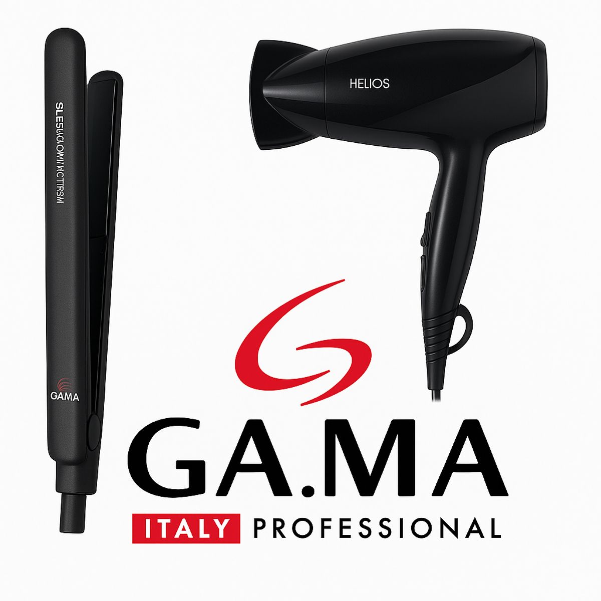 GAMA - Combo Secadora + Alisadora Black