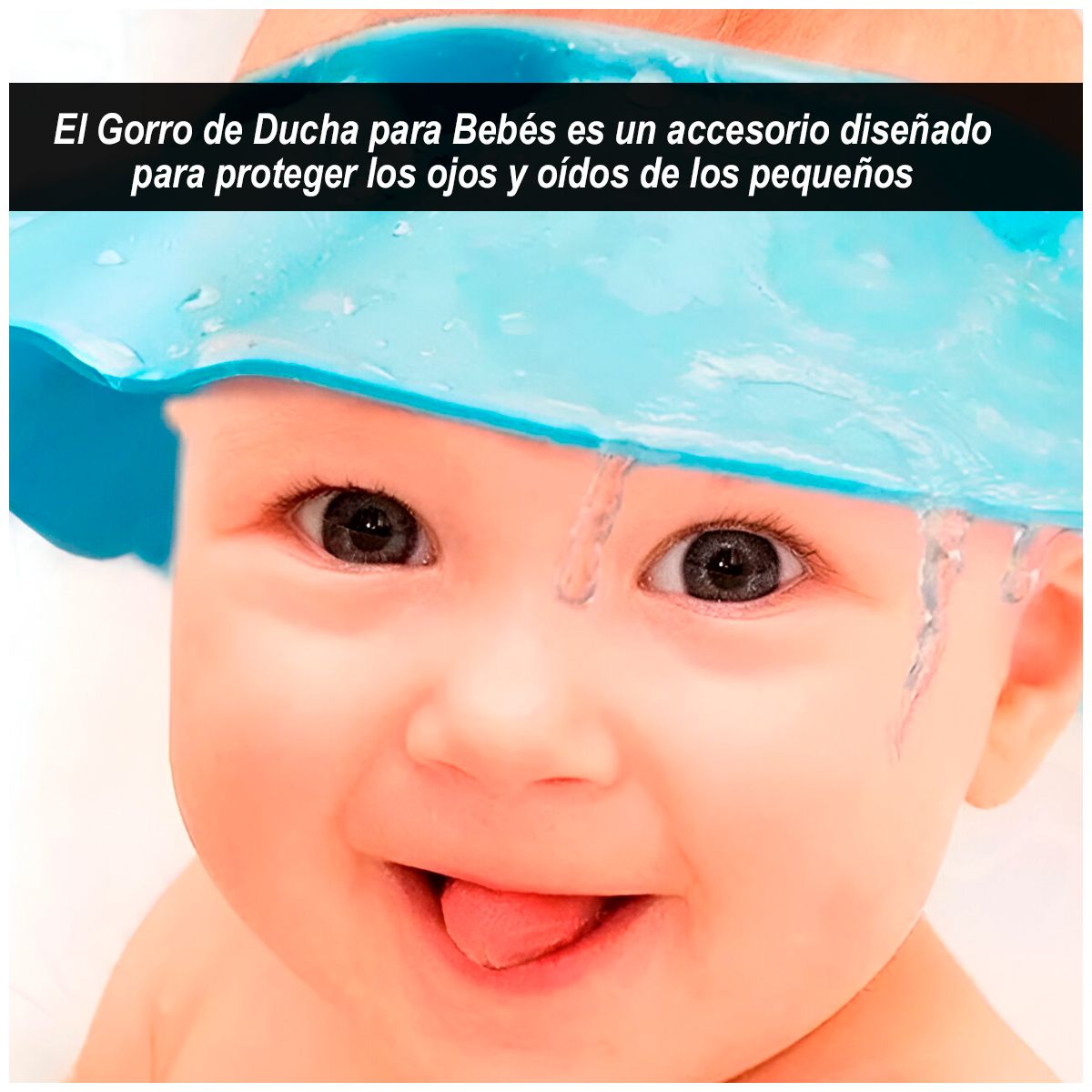 GENERICO - Gorro de Ducha para Bebés Colores Varios