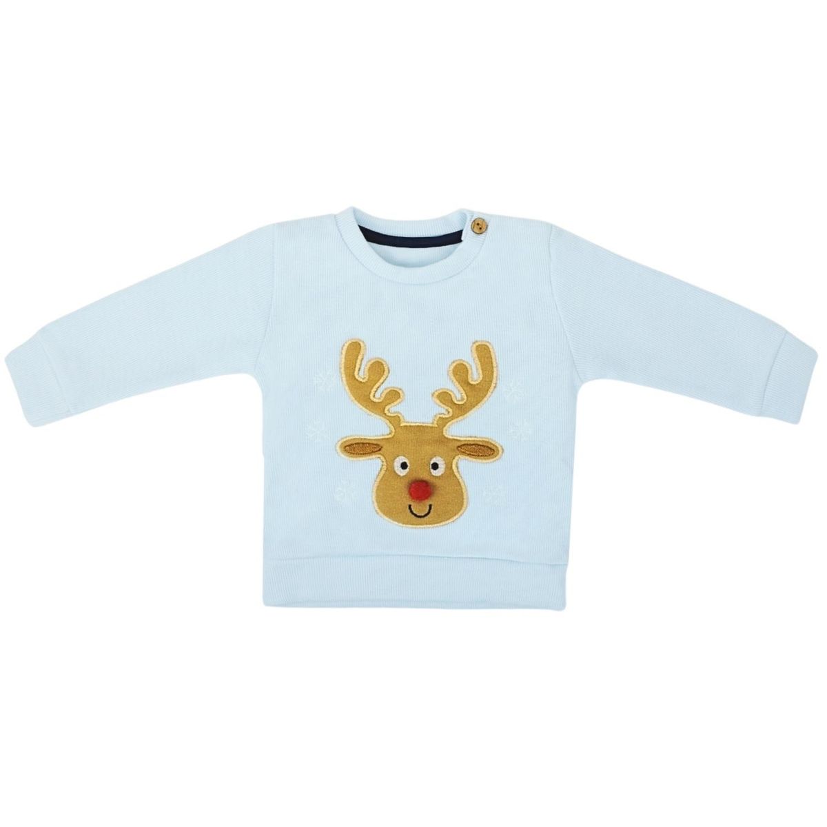 GENERICO - Conjunto Navidad - Reno - Celeste
