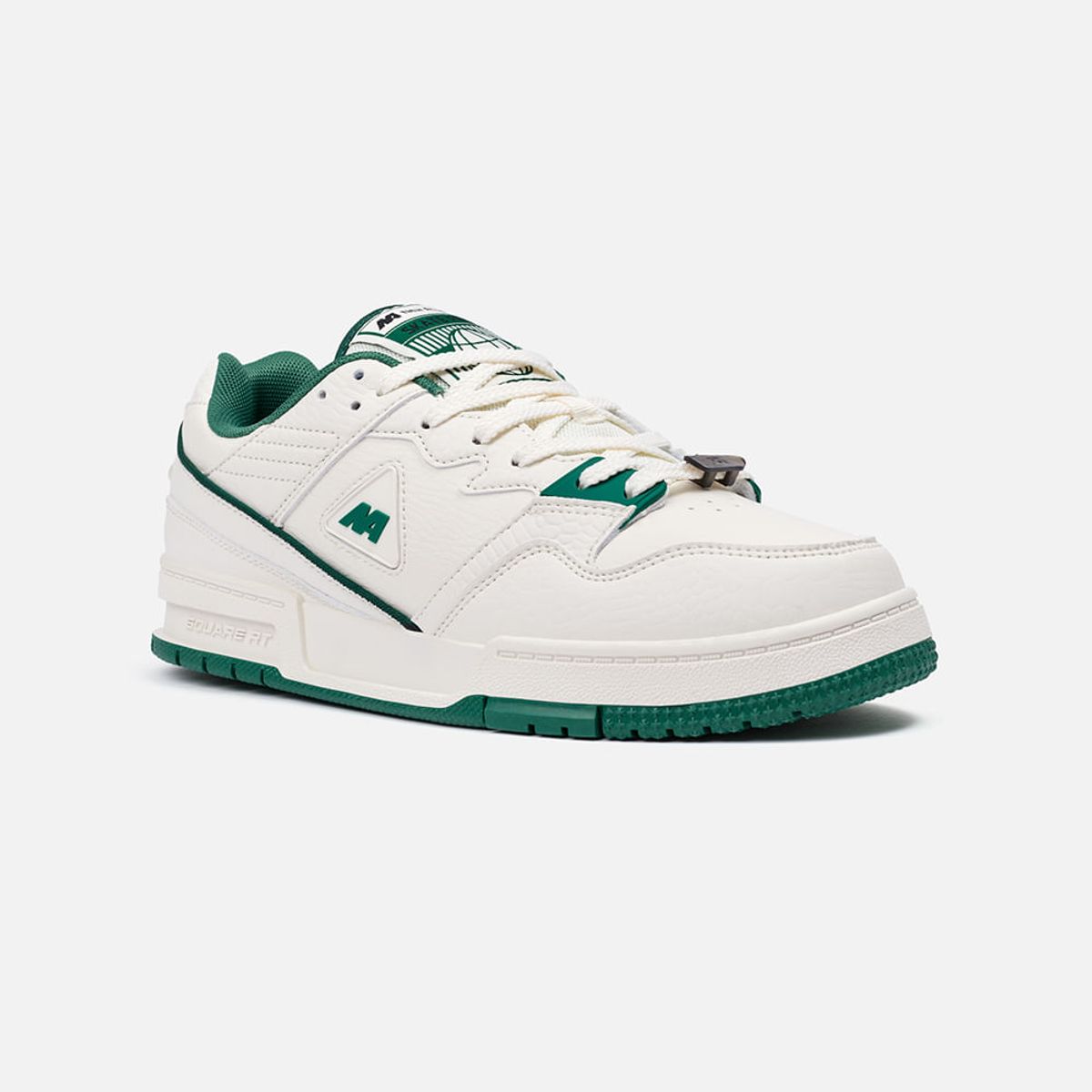 NEW ATHLETIC - Zapatillas New Athletic Skateboarding Square69 Crema Con Verde Mujer