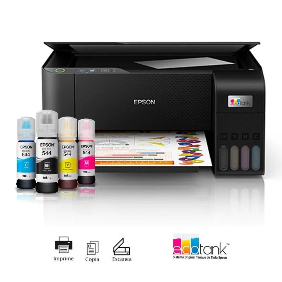 EPSON - Impresora Multifuncional Epson EcoTank L3210 USB