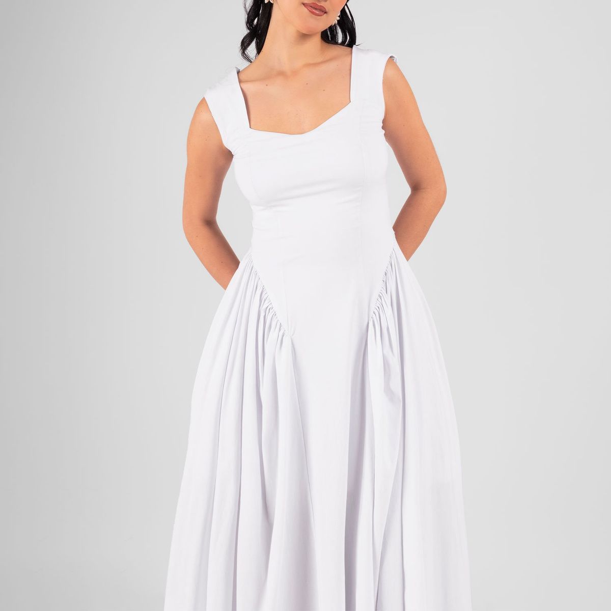 TEILOR - VESTIDO CASUAL  CORTE PRINCESA MUJER