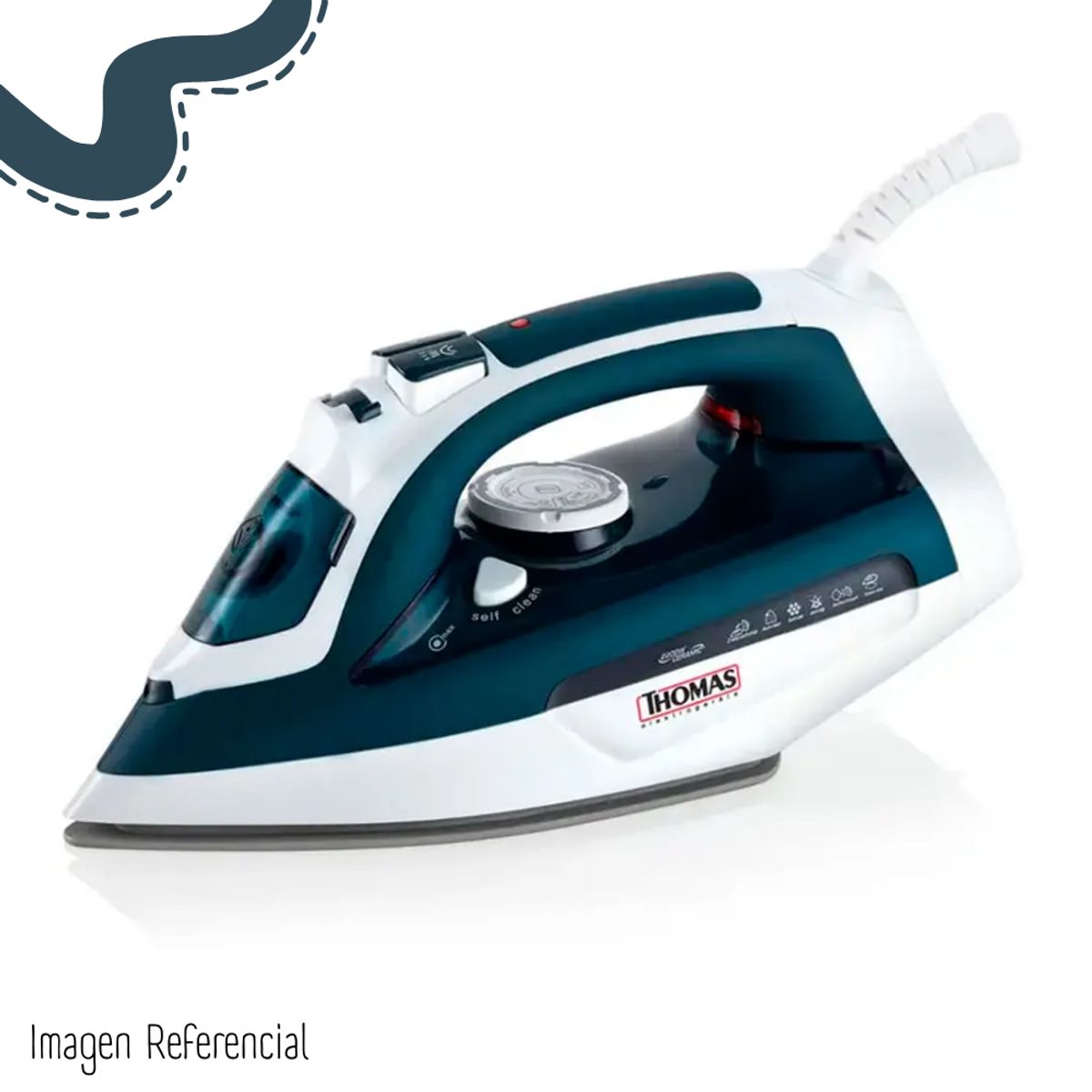 THOMAS - Plancha a Vapor Thomas Inalambrica 2 En 1 - TH7355