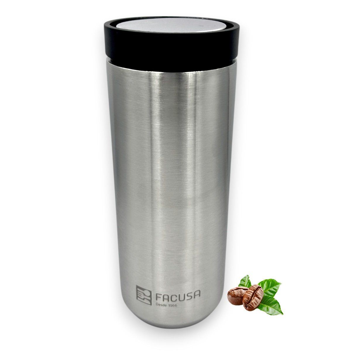 FACUSA - Mug Tomatodo de Acero Inoxidable 450ml Hidra - Facusa