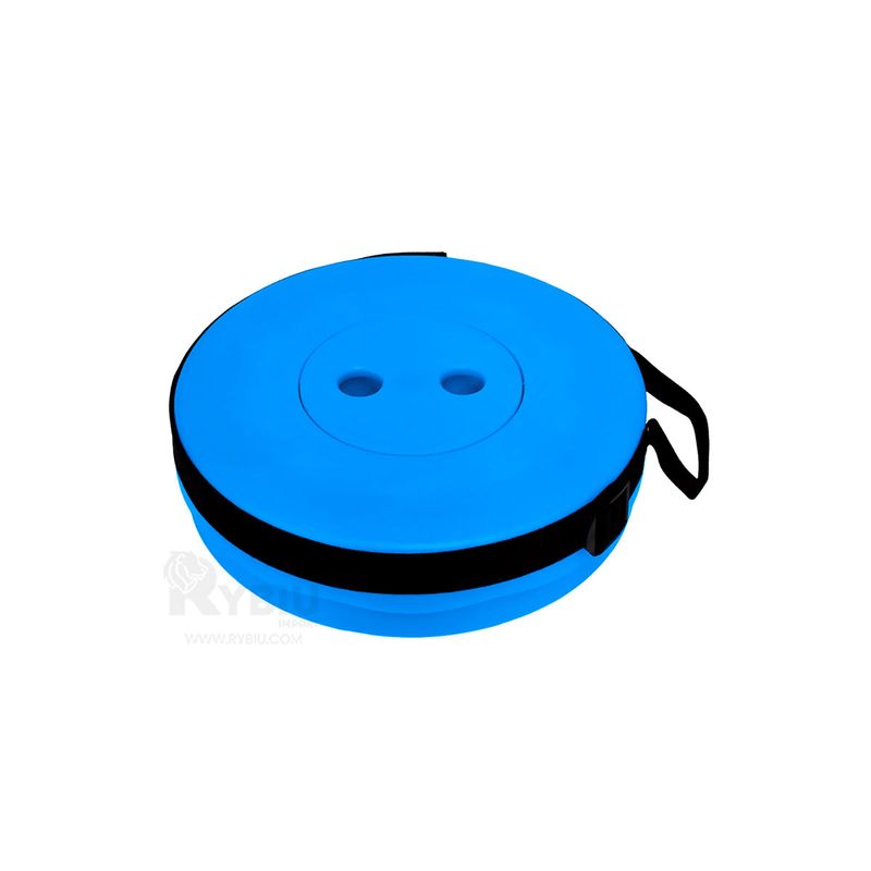 GENERICO - Asiento Armable para Acampar en Azul Y+Regalo Stickers