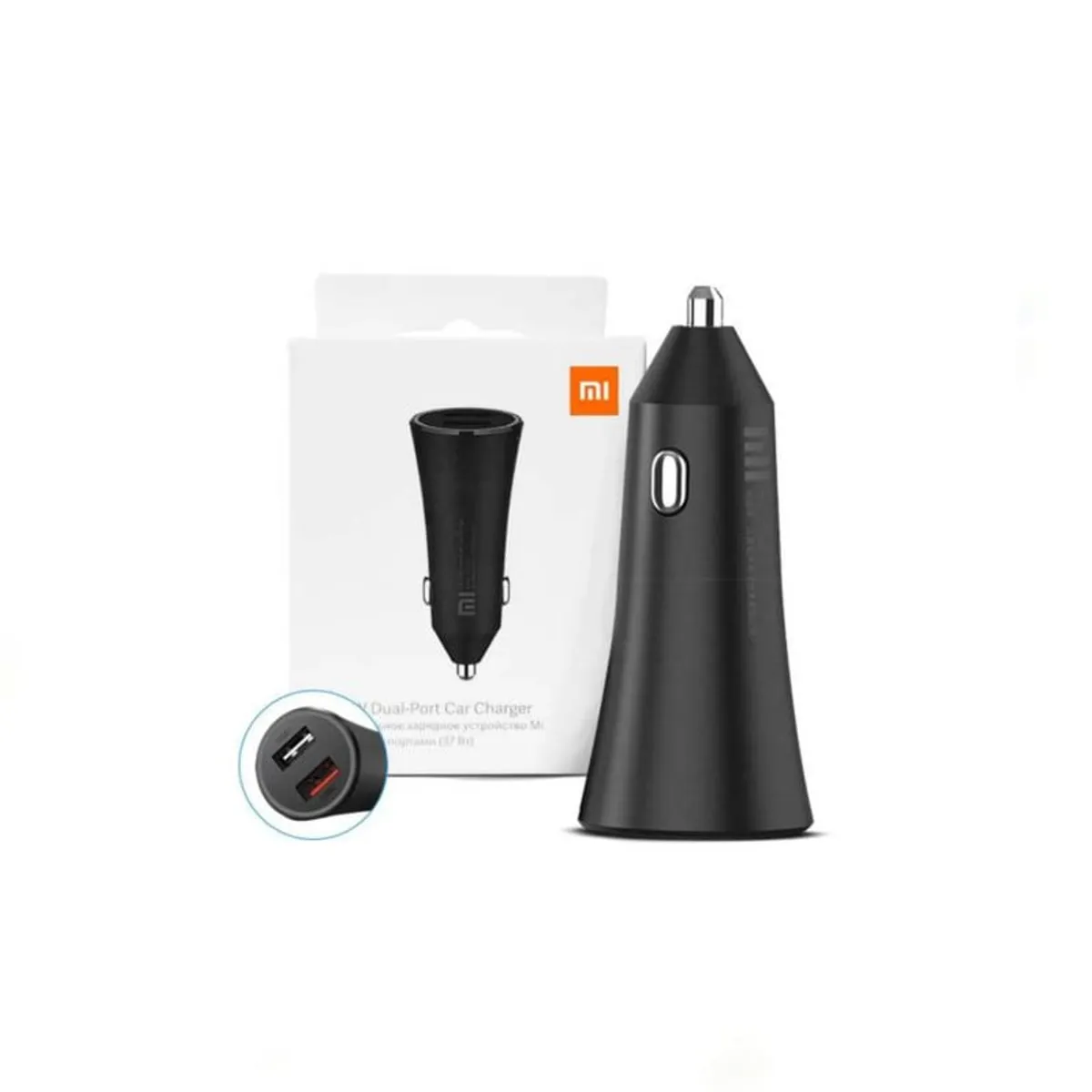 XIAOMI - Cargador De Auto Xiaomi 37W Carga Rapida - Negro