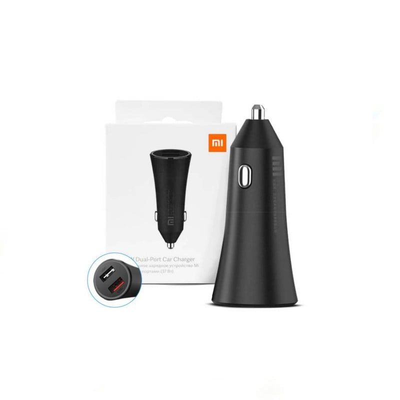 XIAOMI - Cargador De Auto Xiaomi 37W Carga Rapida - Negro