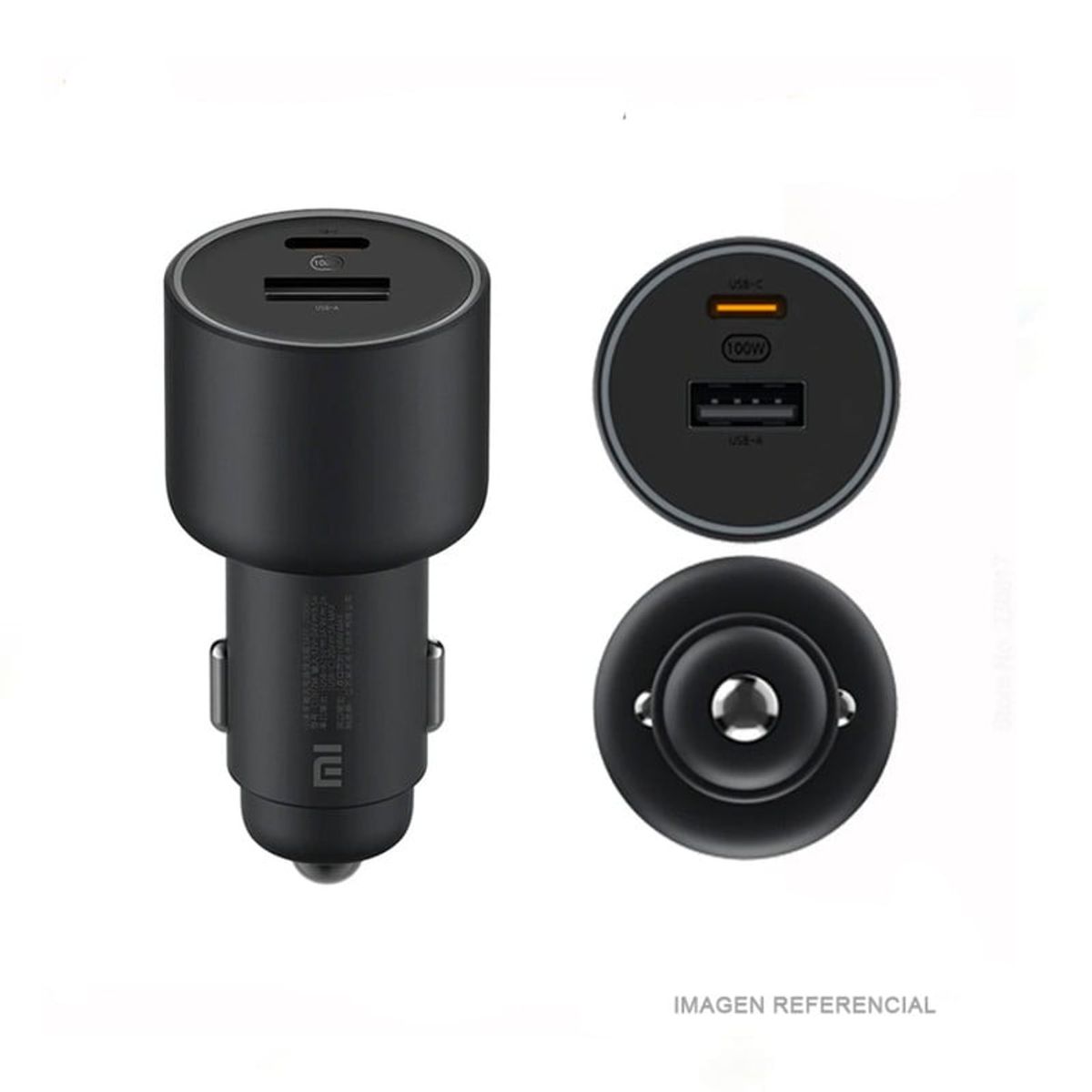 XIAOMI - Cargador De Auto Xiaomi 100W Carga Rapida - Negro