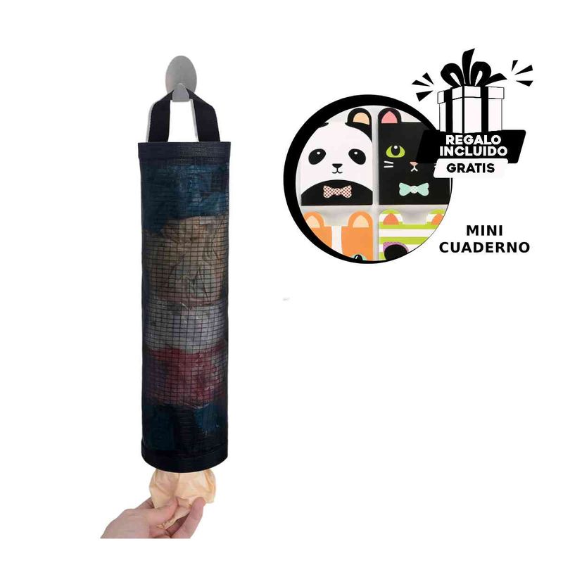GENERICO - Dispensor Compacto Comodo en Negro Y+Gift MiniAgenda