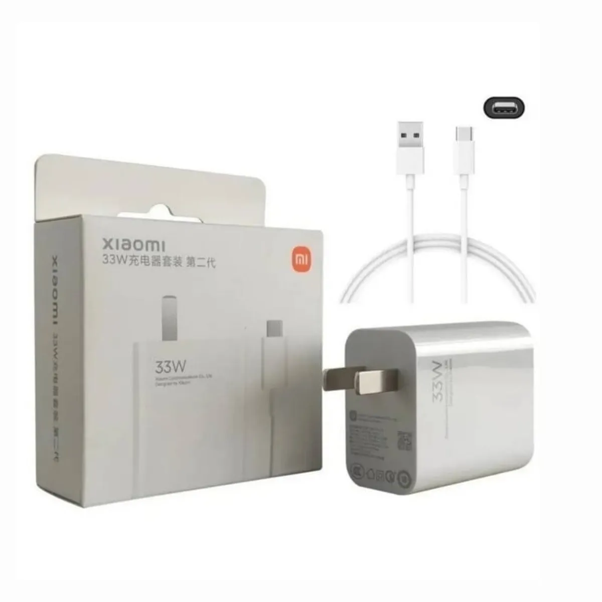 XIAOMI - Cargador Xiaomi 33W Para Poco F3- Original