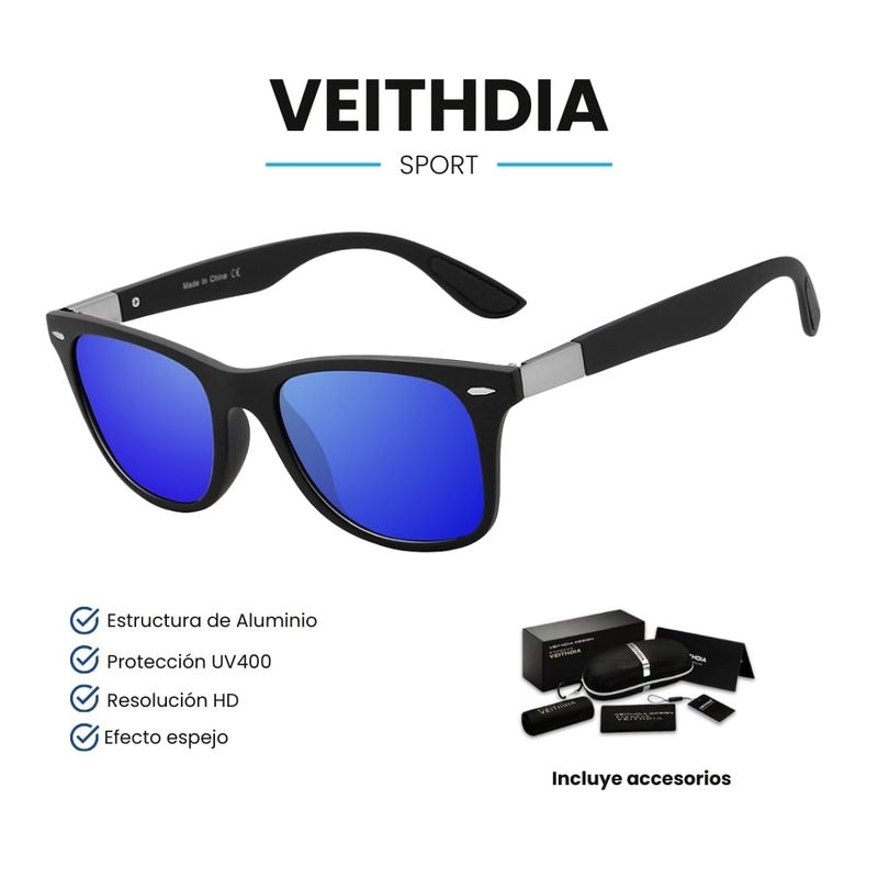 VEITHDIA - Lentes de Sol VEITHDIA Sport - Polarizados - UV400