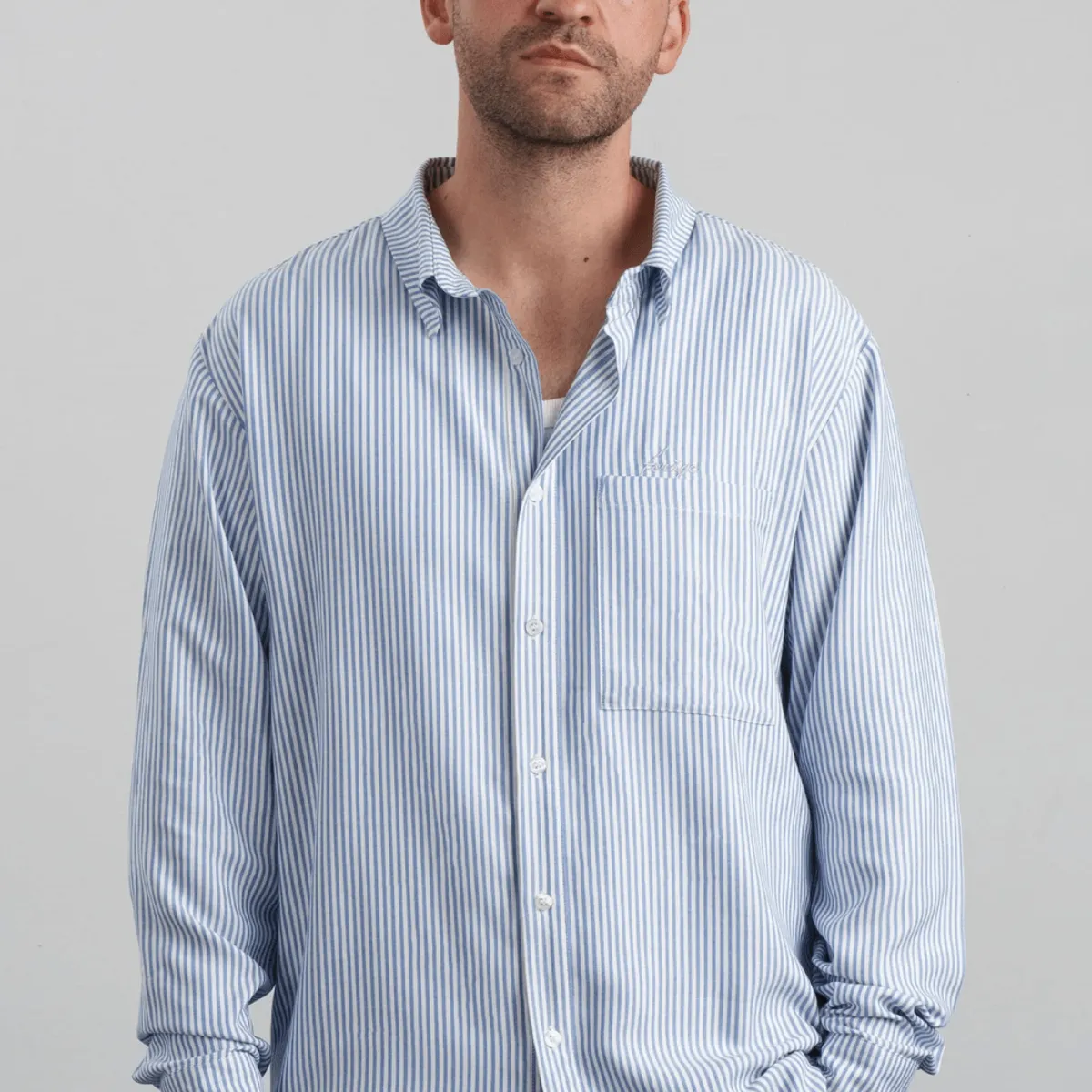 GENERICO - Camisa 100% Algodón Hombre Rayas