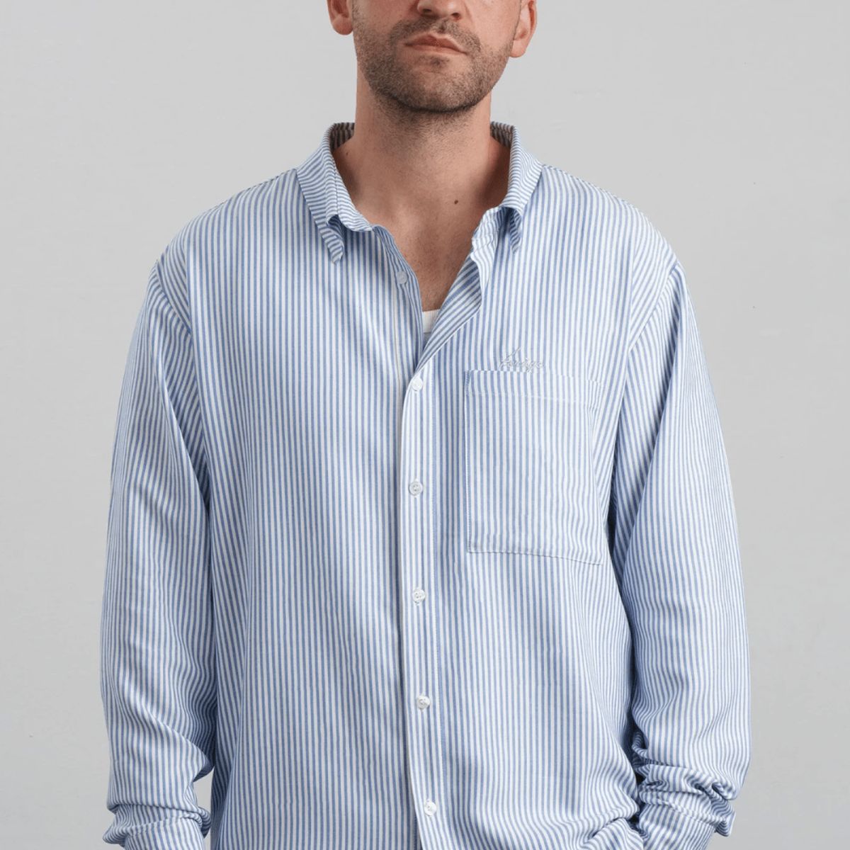 GENERICO - Camisa 100% Algodón Hombre Rayas