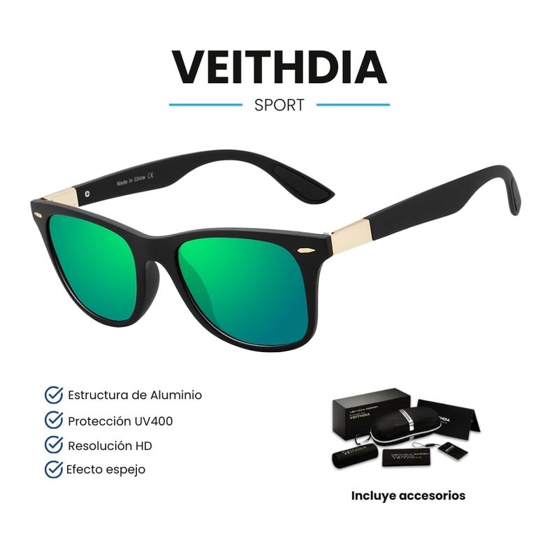 VEITHDIA - Lentes de Sol VEITHDIA Sport - Polarizados - UV400
