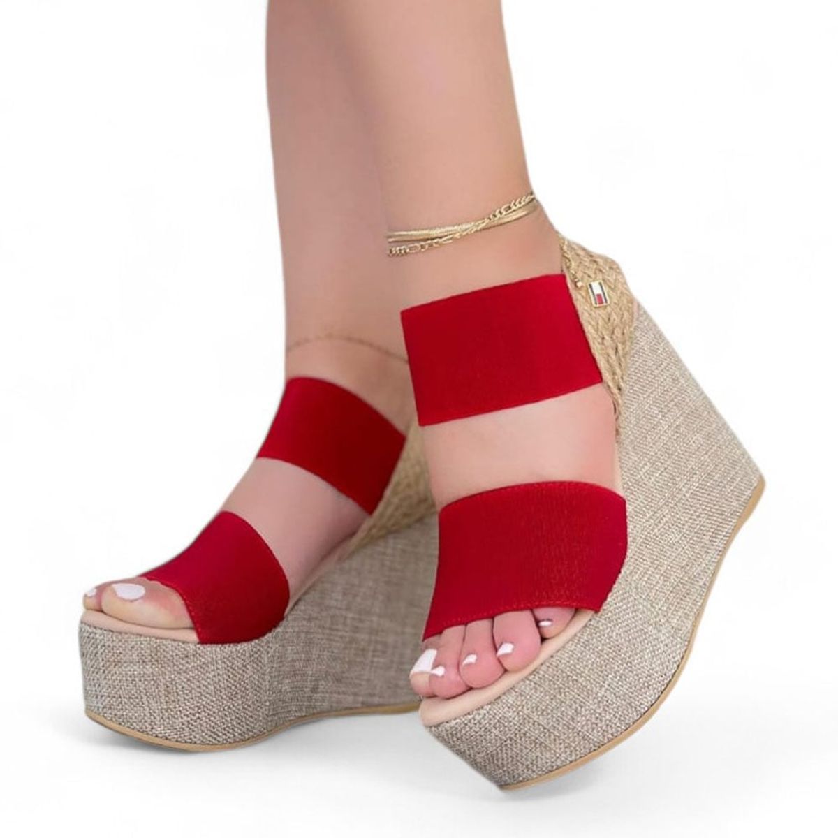 GENERICO - Taco Mujer Classic Elevate 2086L-58 Color Rojo