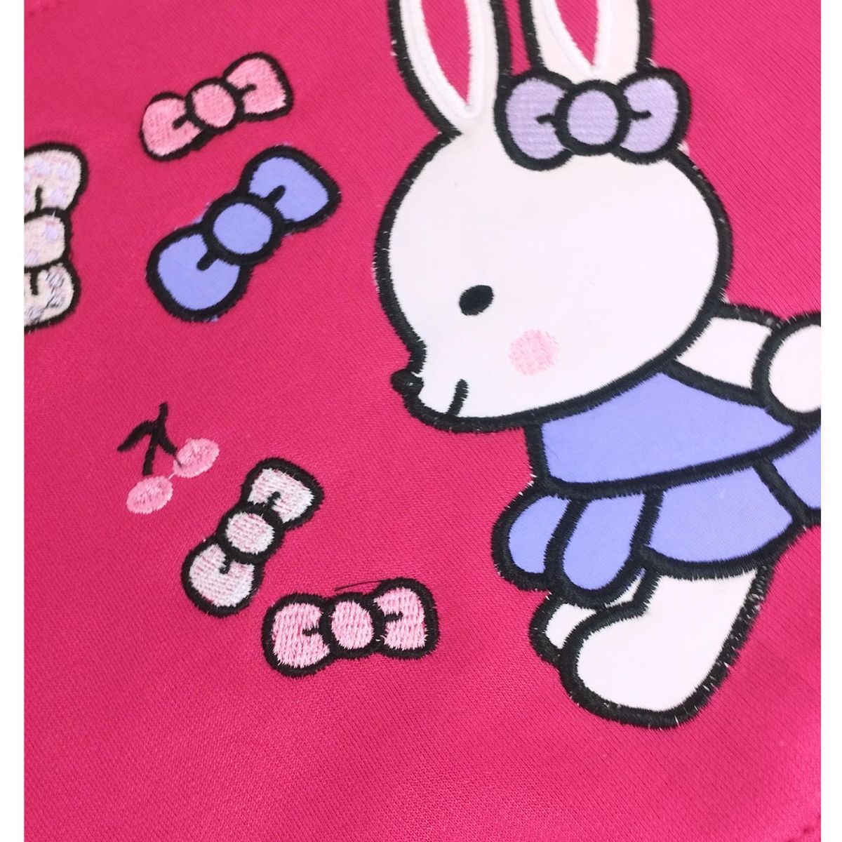 GENERICO - Conjunto Franela reactiva - 2 piezas - Conejita - Fucsia