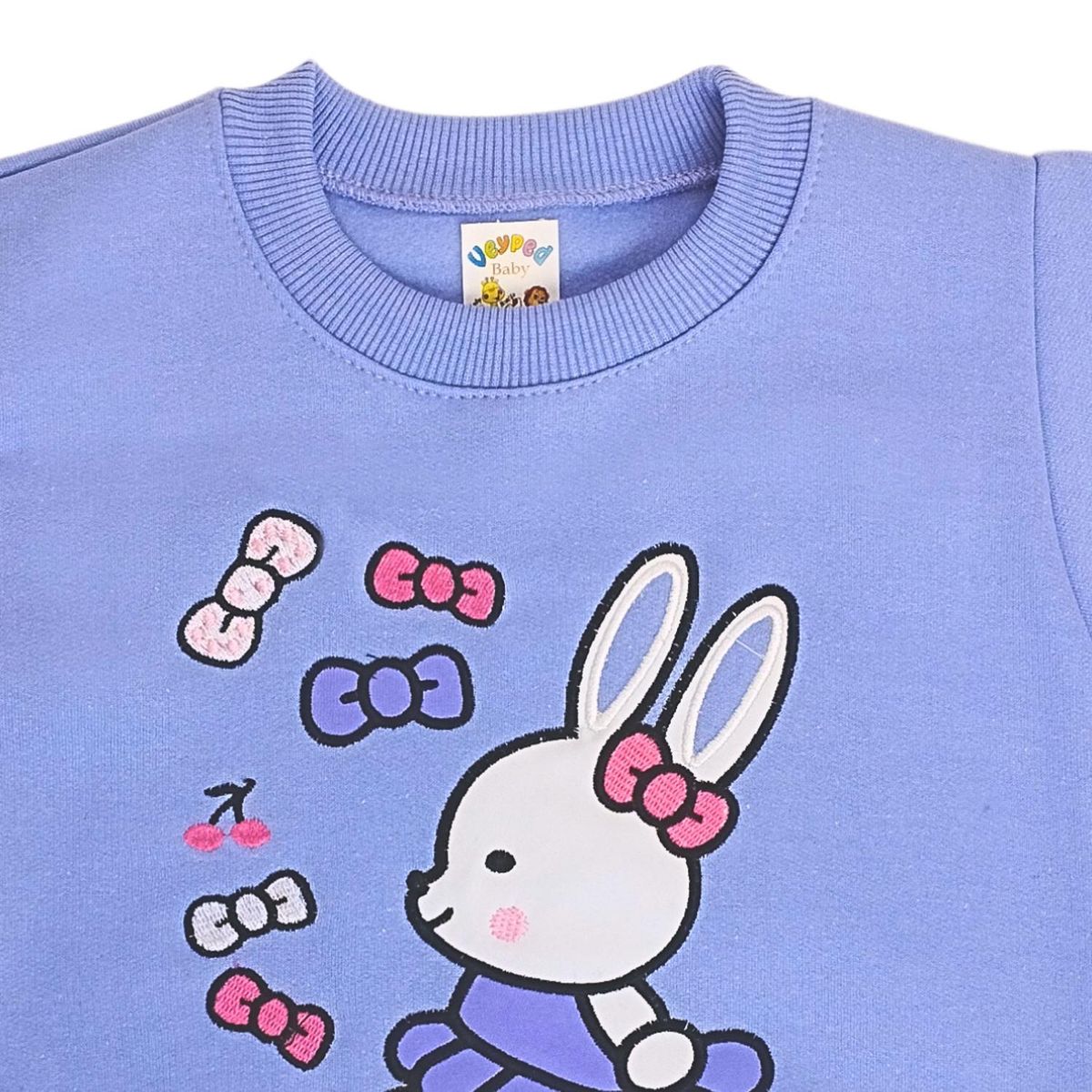 GENERICO - Conjunto Franela reactiva - 2 piezas - Conejita - Morado