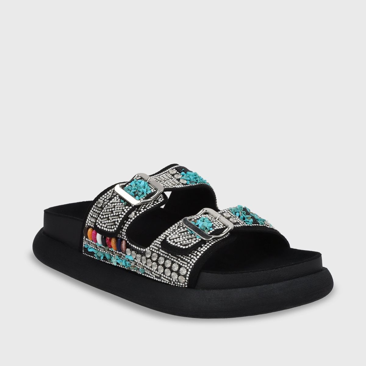 GOTTA - Sandalia Plana Negra Mujer 53705 Gotta