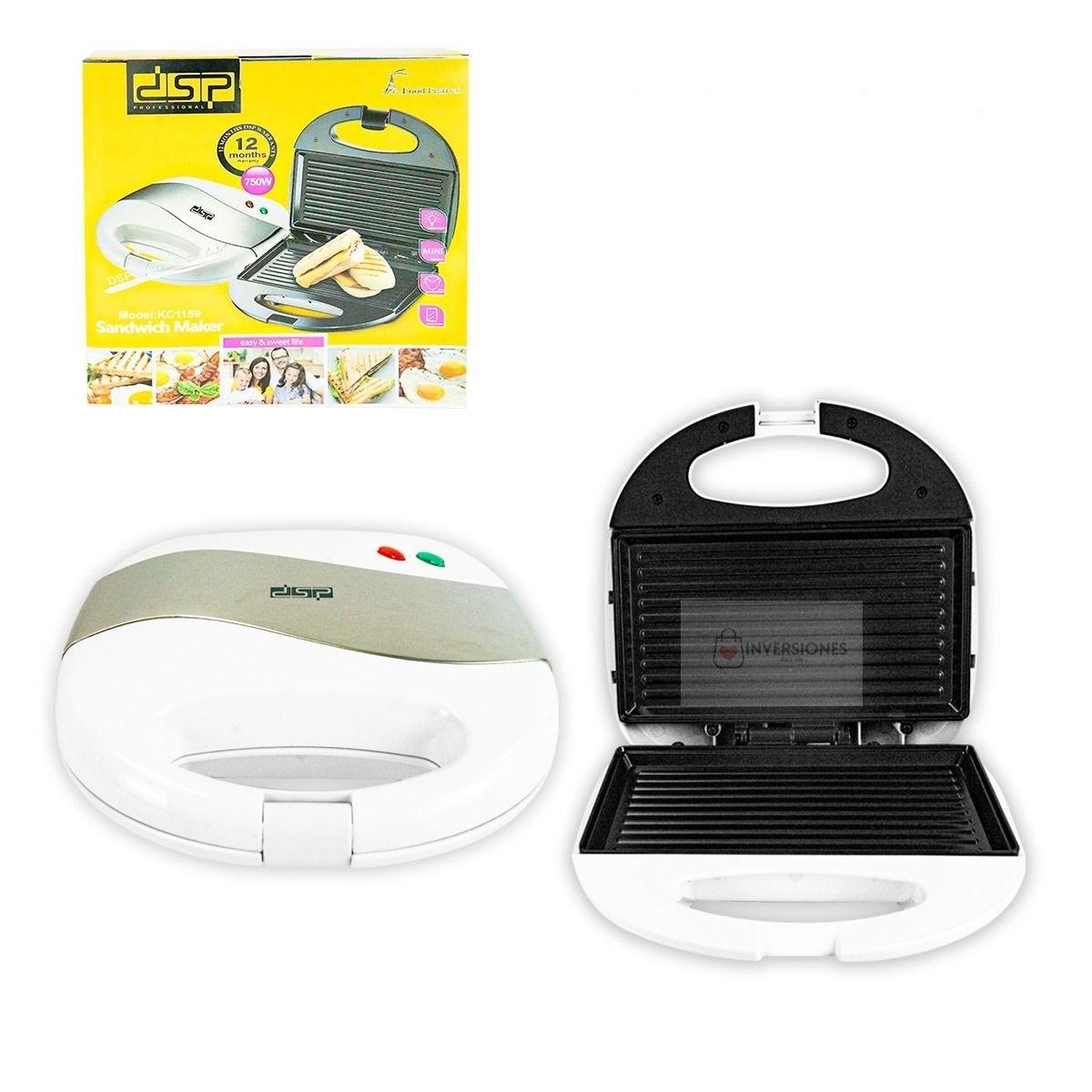 Dsp - Mini Parrillera Electrica DSP KC1159 Blanca