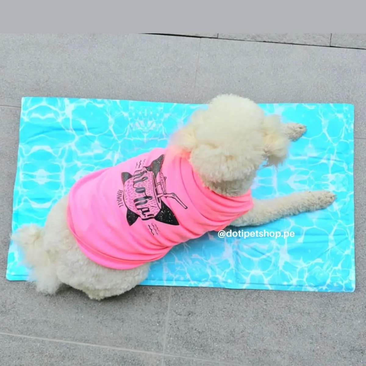 GENERICO - Manta refrigerante Pet Cool Mat XL 96X81 cm - Blue