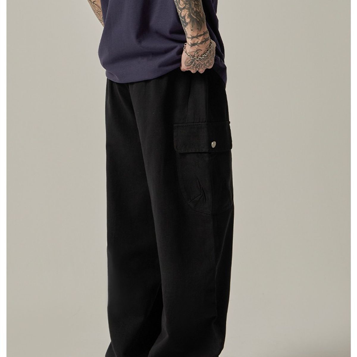 BLWOENS - Pantalones Hombre - Negro