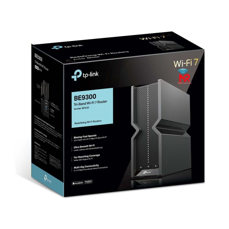 TP LINK - ROUTER TP-LINK  ARCHER BE550  Wi-Fi 7 de tres bandas BE9300