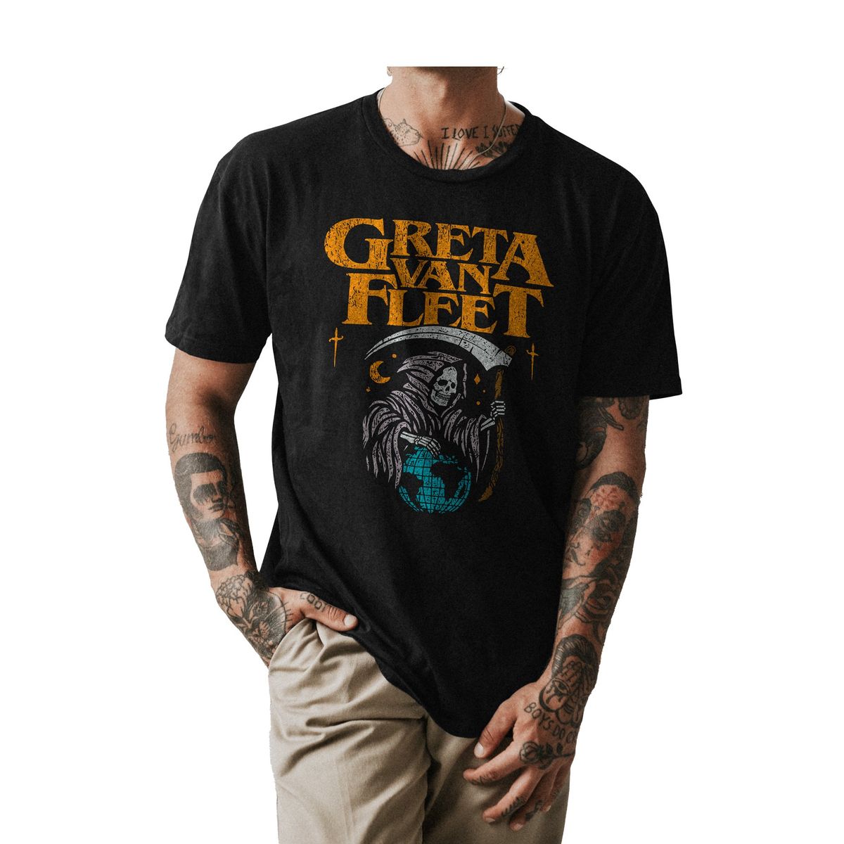 GENERICO - POLO CLASICO BANDA GRETA VAN FLEET 01