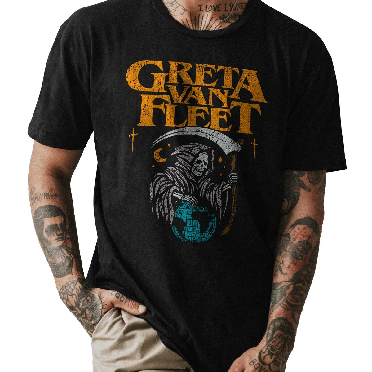 GENERICO - POLO CLASICO BANDA GRETA VAN FLEET 01