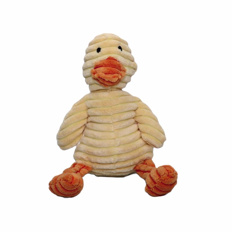 GENERICO - PELUCHE PARA PERRO MODELO PATO RESISTENTE A MORDEDURAS
