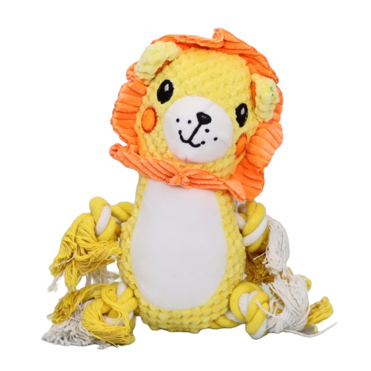 GENERICO - PELUCHE TIPO SOGA PARA PERRO MODELO LEÓN