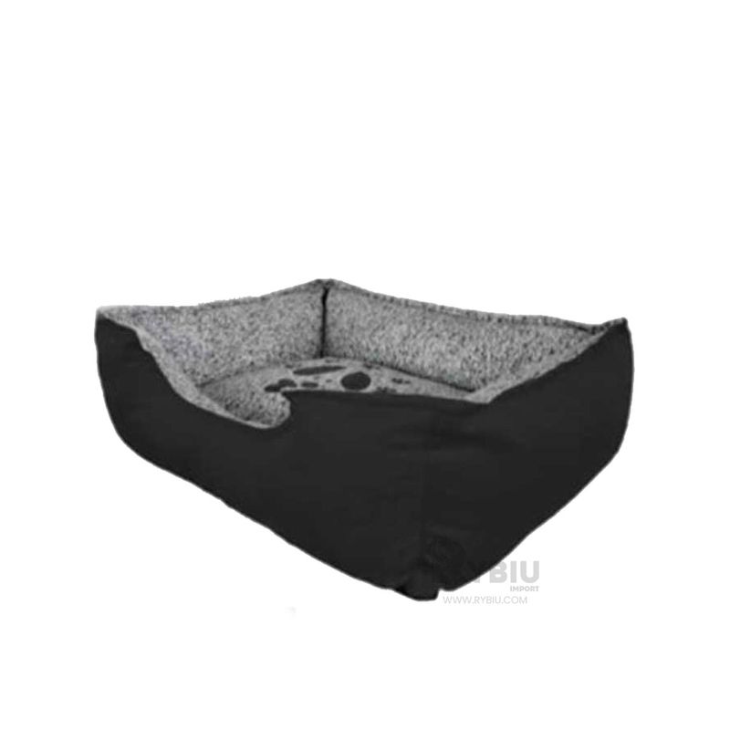 GENERICO - Cama para Perro Mediano en  Talla L de Color Negro