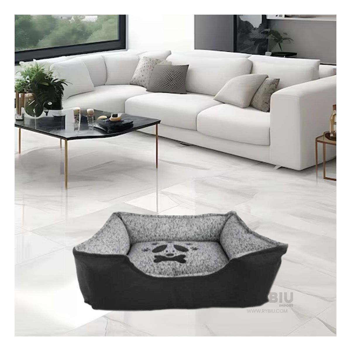 GENERICO - Base Comoda de Dormir Talla L Negro Y+Banderitas Adhesivas