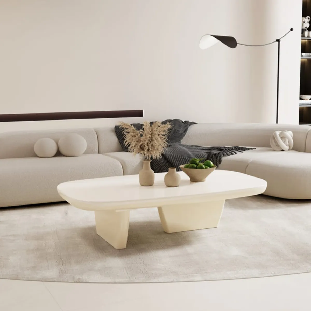 GENERICO - Mesa de Centro Nórdico Marfil de Madera Pandora Home