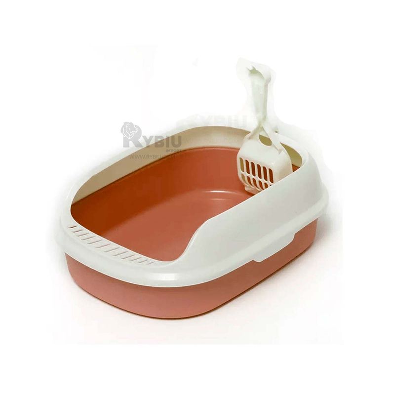 RYBIU IMPORT - Caja de Higiene para Gatos en MarronY+Envoltorio de Regalo