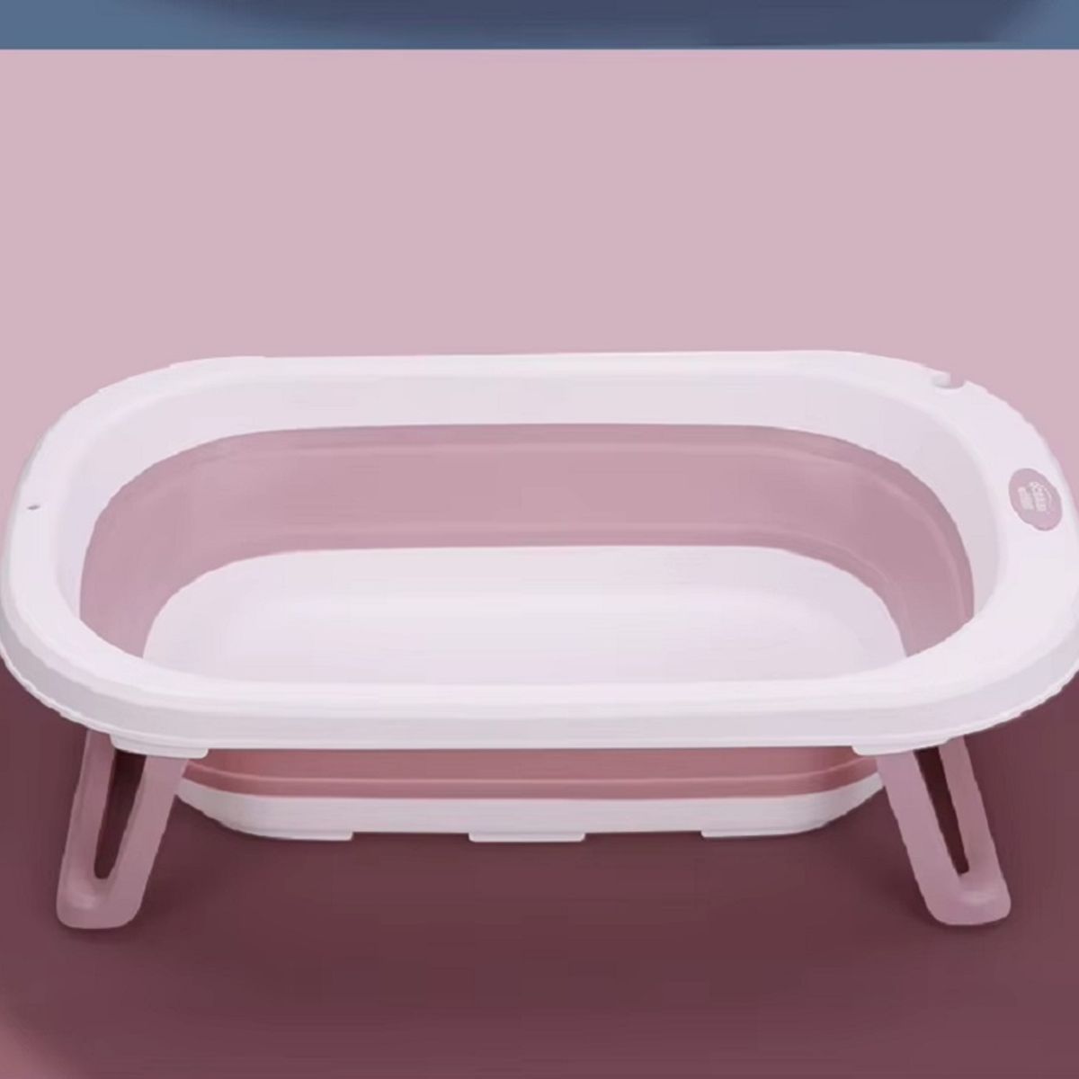 GENERICO - Bañera Plegable para Bebes Portatil   Rosado