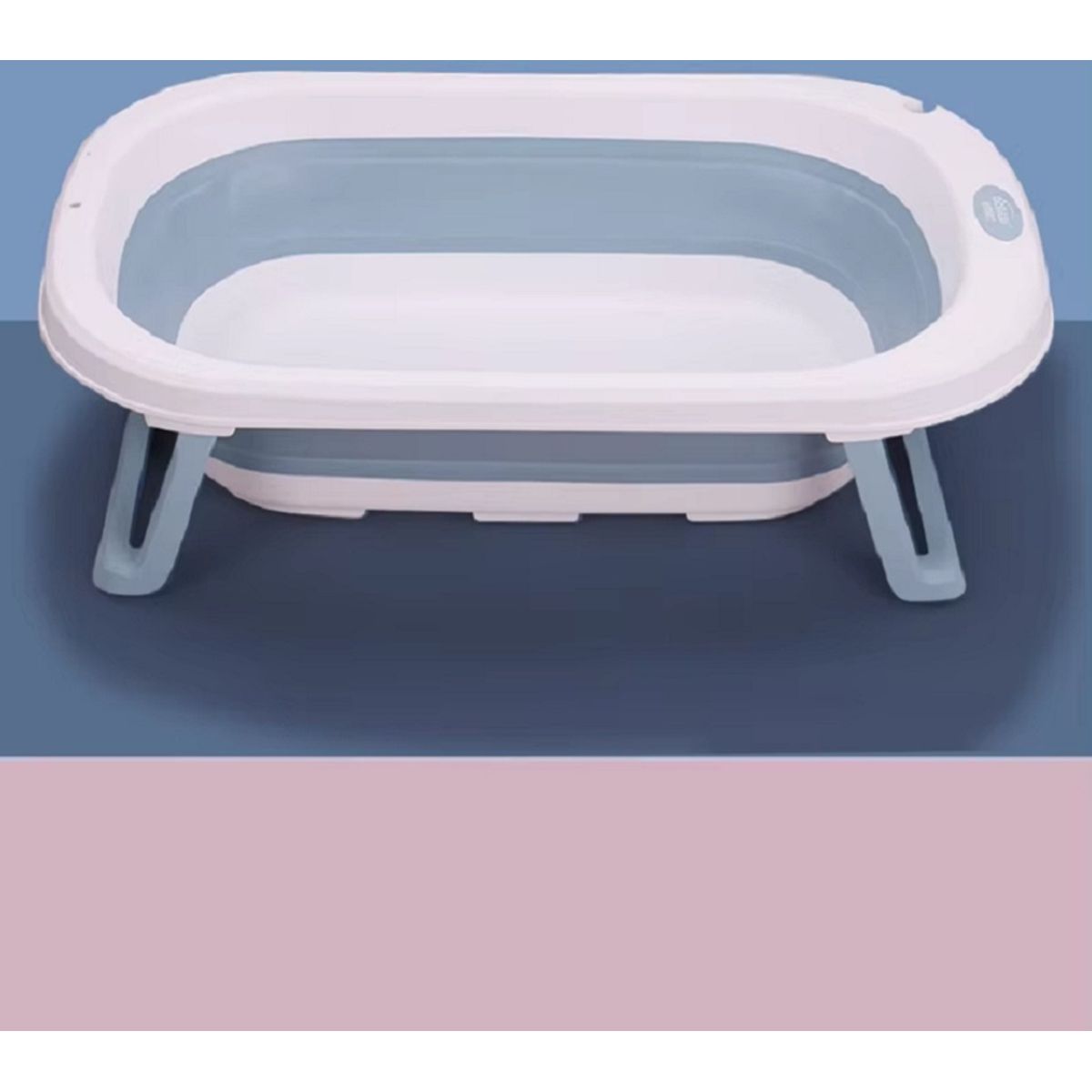 GENERICO - Bañera Plegable para Bebes Celeste