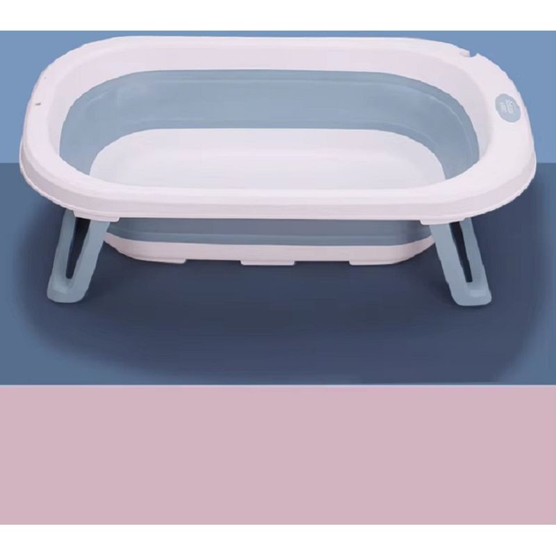 GENERICO - Bañera Plegable para Bebes Celeste