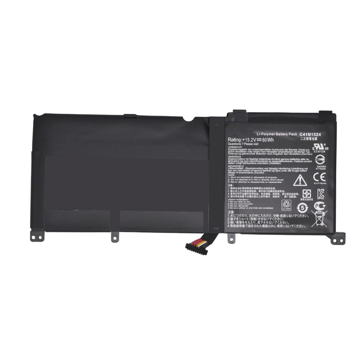 OEM - Batería para Laptop Asus. C41N1524,  Zenbook  G60V, N501JW 1A