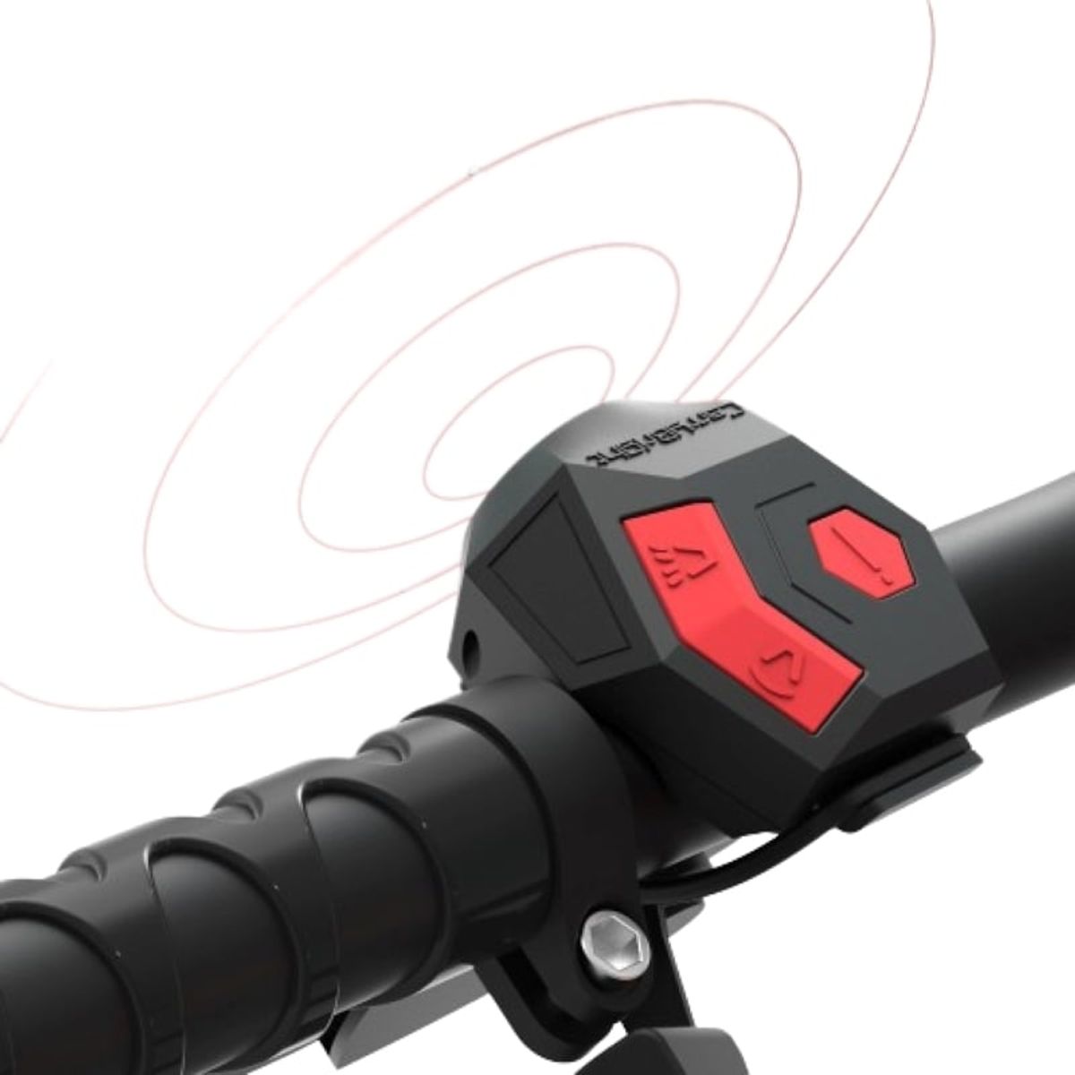 GENERICO - Timbre Recargable con Alarma  Antirrobo Para Bicicleta 120db