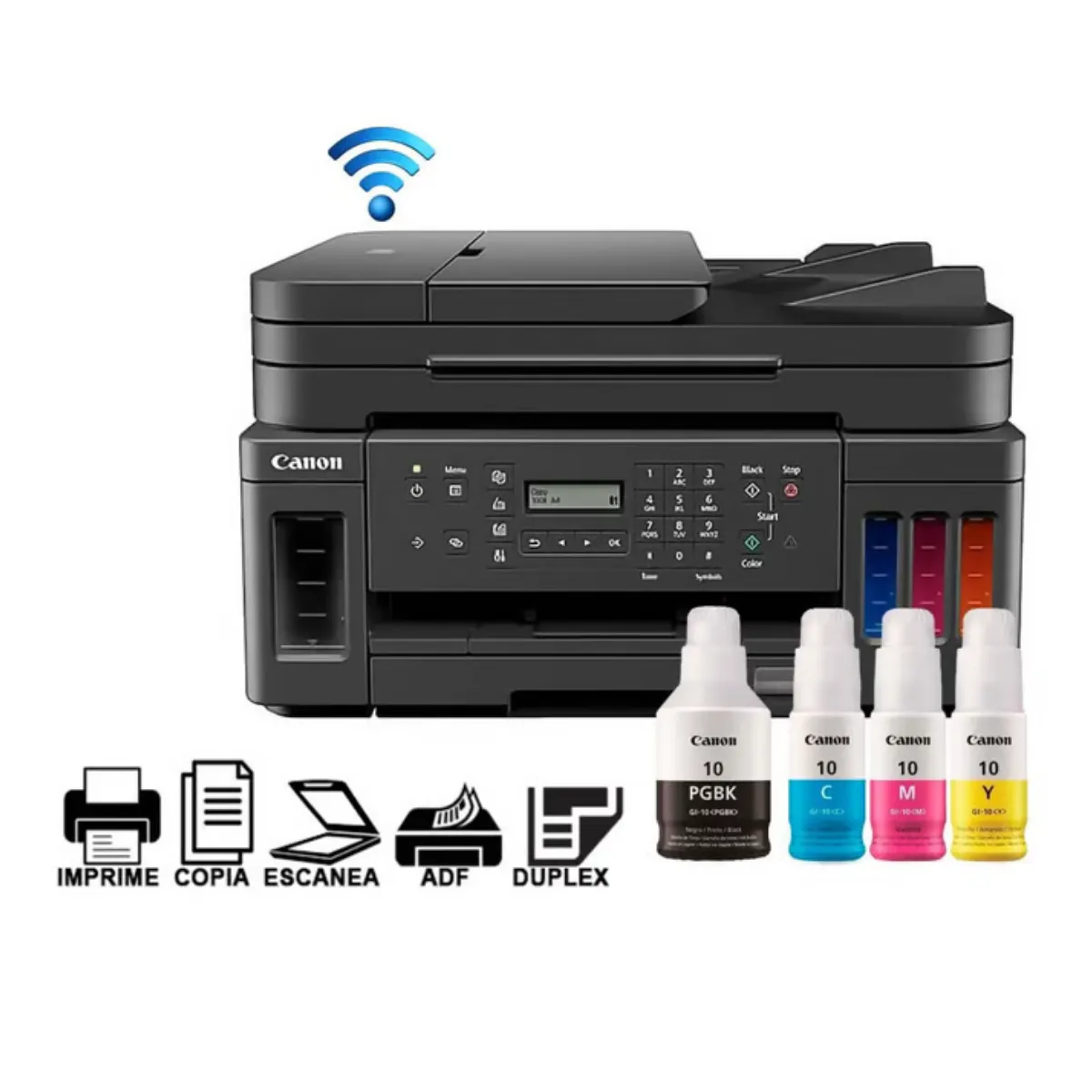 CANON - Impresora Canon G7010 Multifuncional-Duplex-Wifi-Ethernet-ADF-Fax