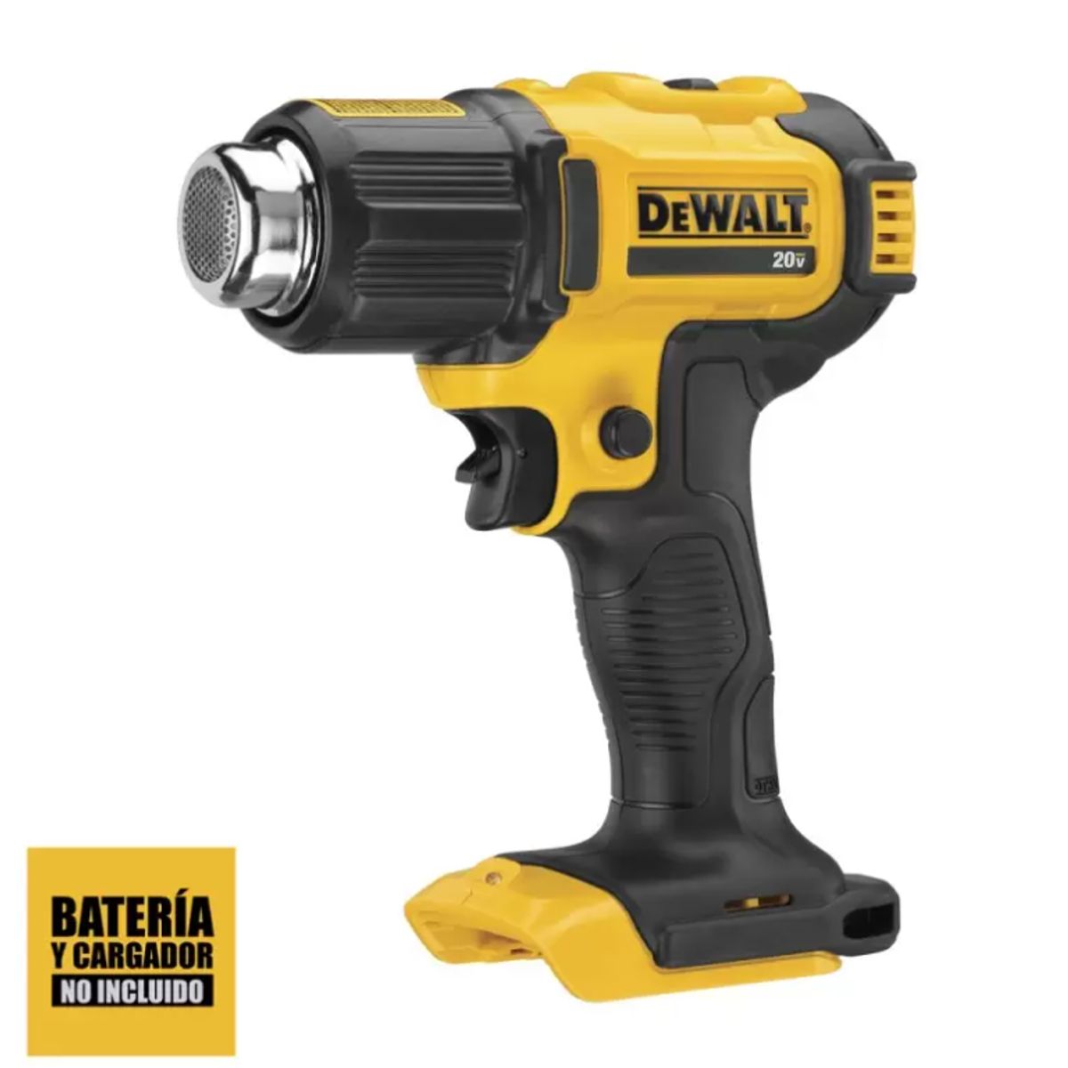 DEWALT - Pistola Calor 20V 532 °C Baretool Dewalt DCE530B ( No incluye bateria ni cargador)