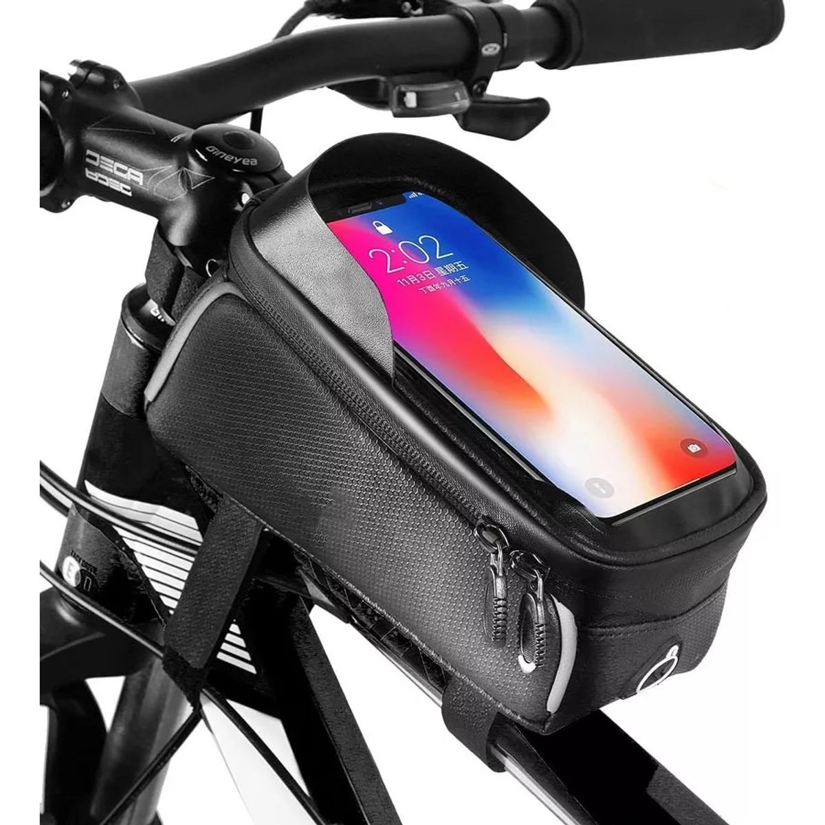 GENERICO - SOPORTE IMPERMEABLE PARA MOBIL PORTA HERRAMIENTAS BICICLETA