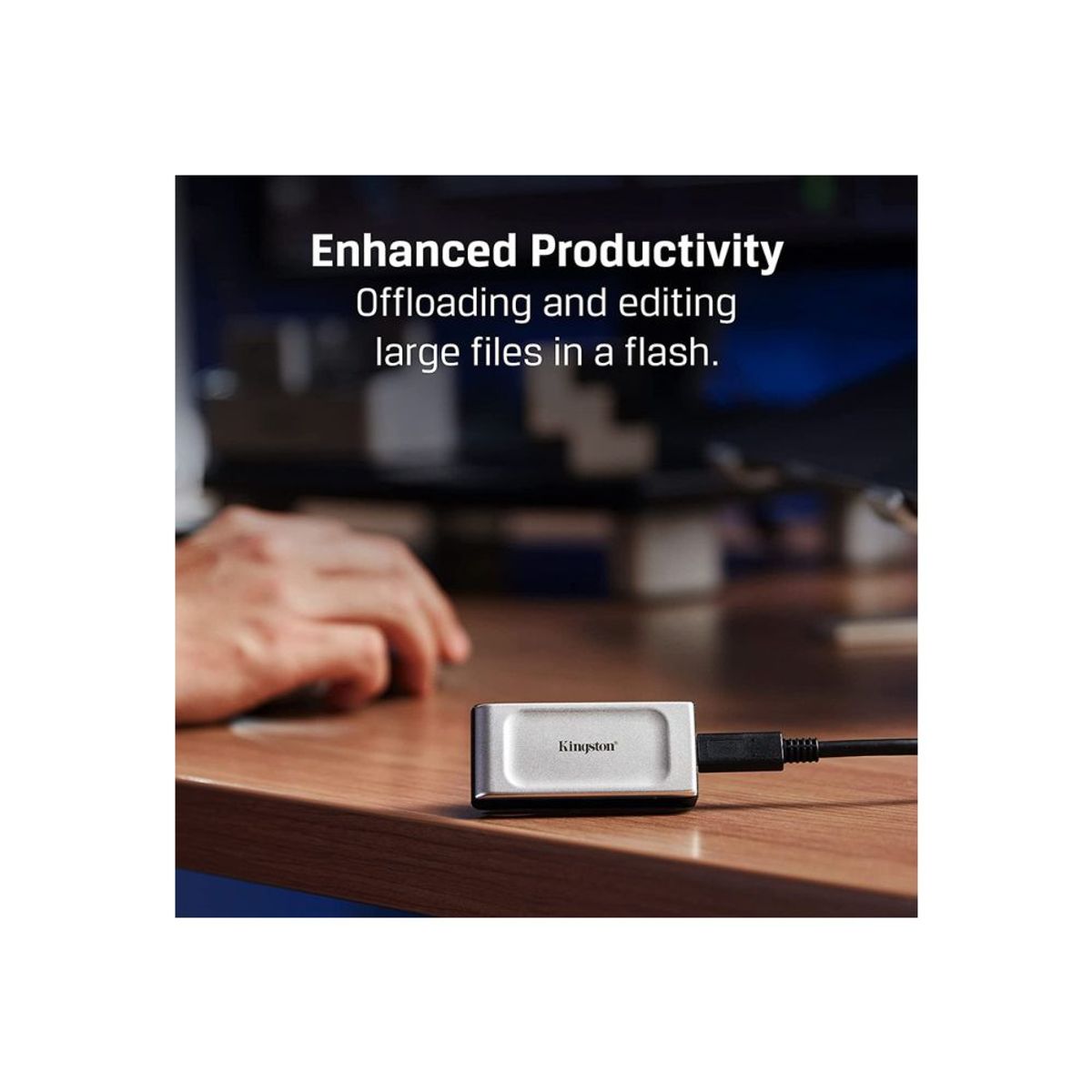 KINGSTON - DISCO SOLIDO EXTERNO KINGSTON XS2000 1TB ULTRA VELOZ