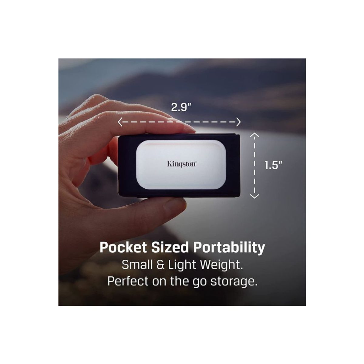 KINGSTON - Disco Externo Ssd KINGSTON XS2000 1TB 32 TIPO C 2000MBS