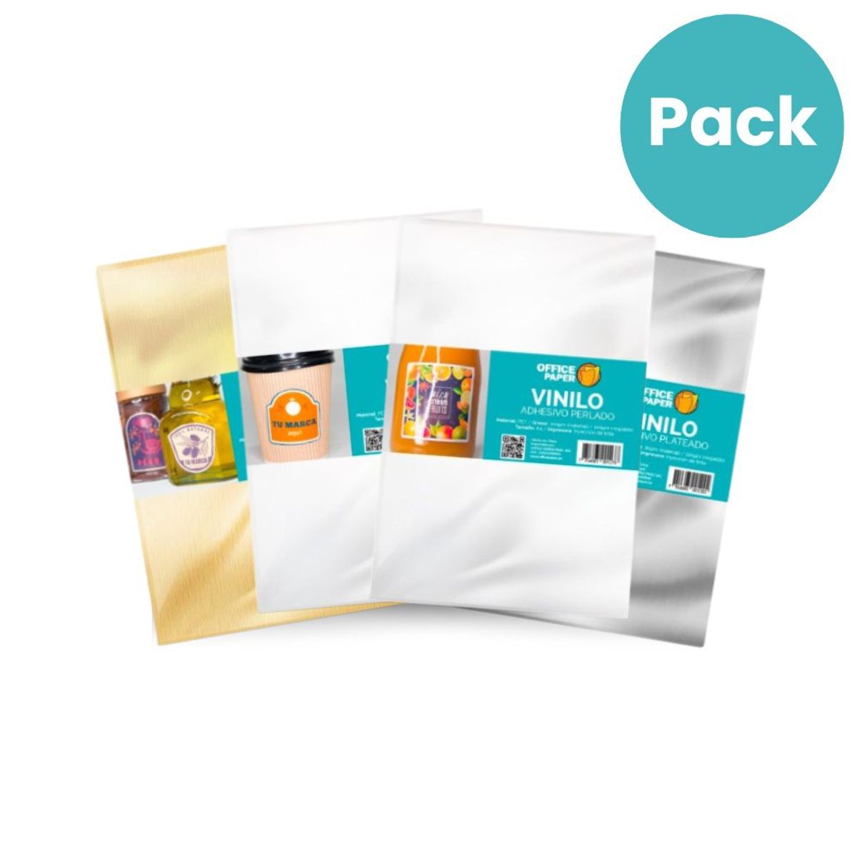 OFFICE PAPER - Pack Vinilos Adhesivos